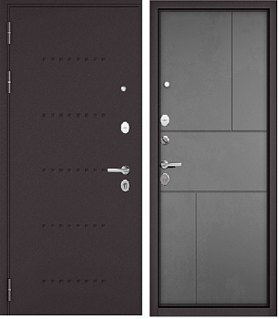 TRUST   (ECO, MP, Левая, Антрацит букле, RL-11, МДФ Бетон серый, 9E-182, 2050, 860)